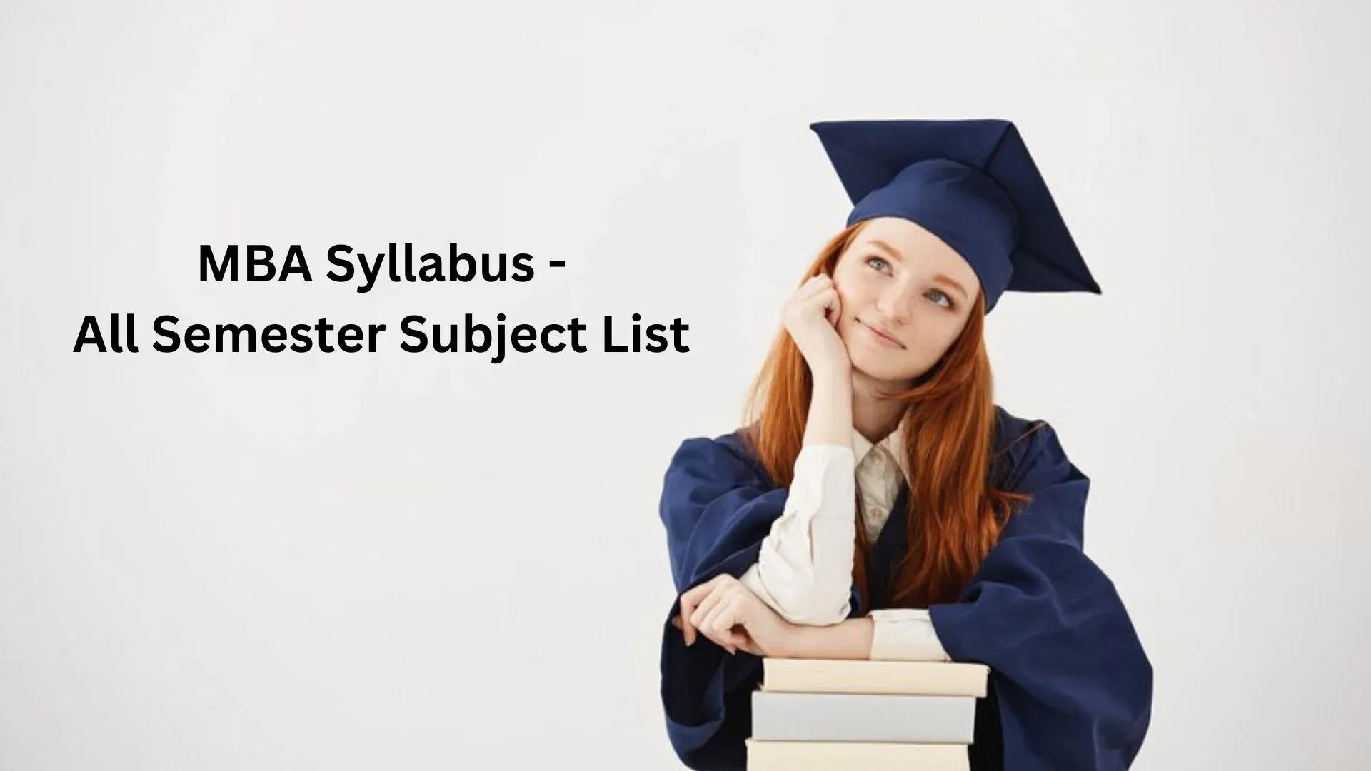 MBA Syllabus